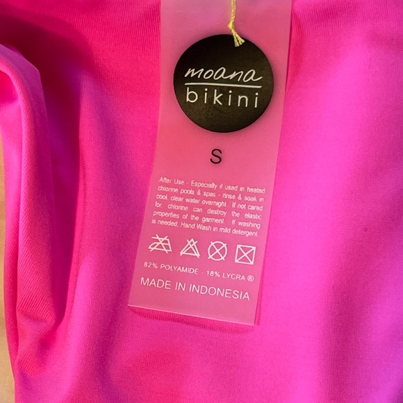 New Moana Bikini Small Pink Jelly Shake Bottom Snacks Collection - Picture 2 of 5